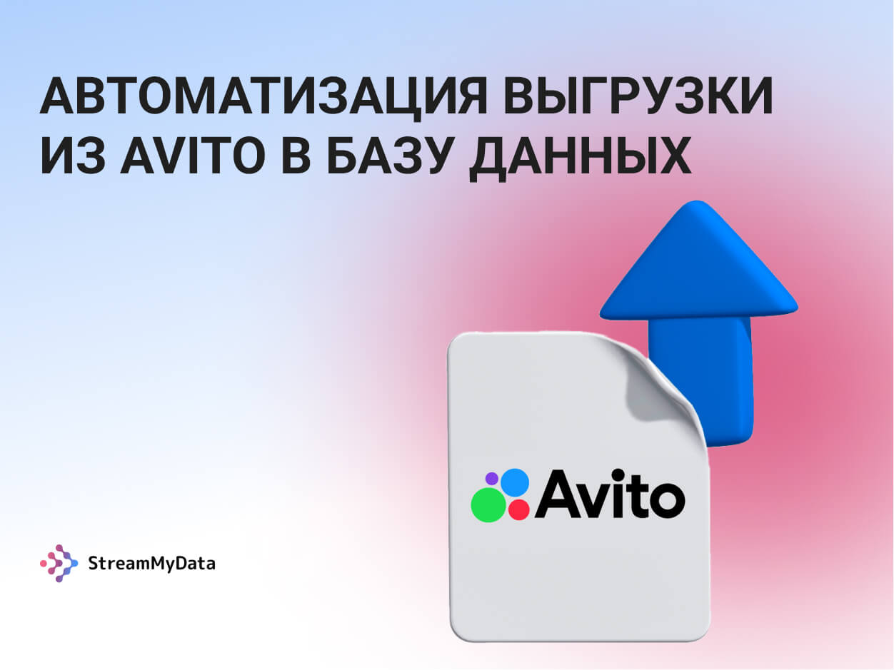 Автоматизация выгрузки Avito с помощью StreamMyData